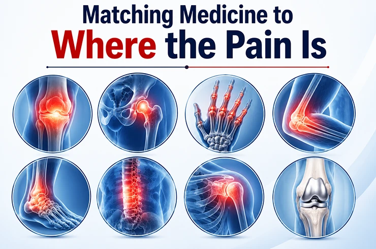 Best Medicine for Joint Pain Matching Medicine to Where the Pain Is