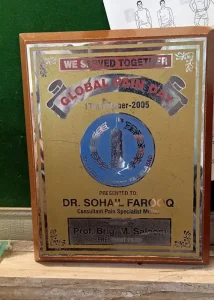 Pain Management Islamabad Globle Pain Day 17102005